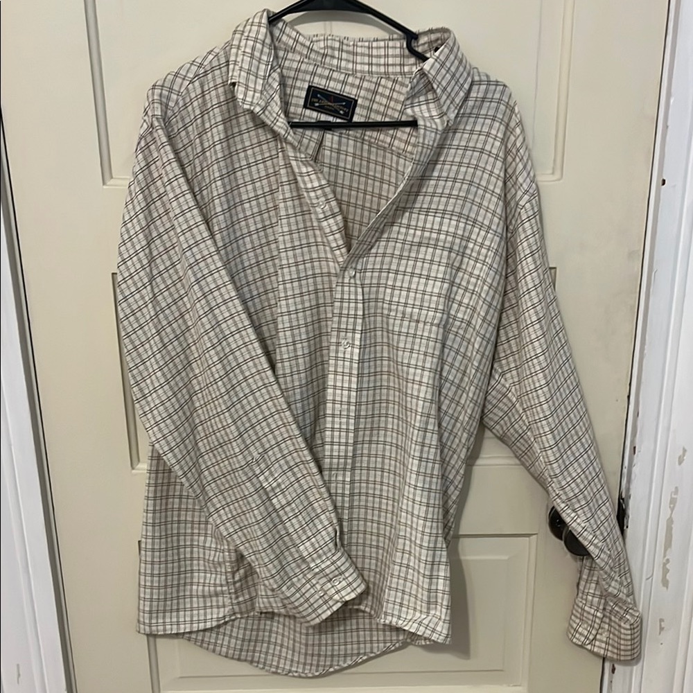 Plaid Button-Up Shirt